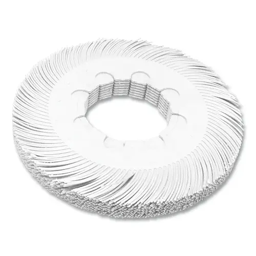 Radial Bristle Brush Replacement Disc, 120 Grit, T-S, White, 8 in dia - pack of 70 Radial Bristle Brush Replacement Disc, 120 Grit, T-S, White, 8 in dia - pack of 70