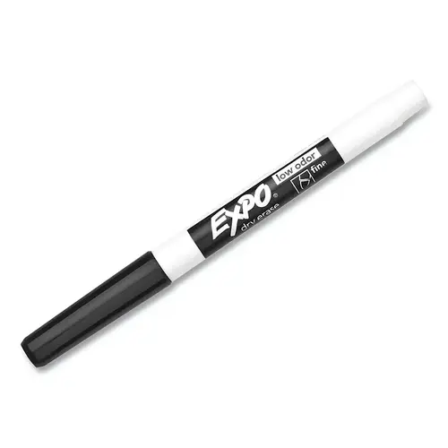 Low Odor Dry Erase Marker, Black, Fine Bullet - pack of 12 Low Odor Dry Erase Marker, Black, Fine Bullet - pack of 12
