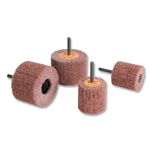 Buff and Blend AP Mounted Flap Brush, 3 in dia, Medium, 12000 RPM - pack of 5 Buff and Blend AP Mounted Flap Brush, 3 in dia, Medium, 12000 RPM - pack of 5