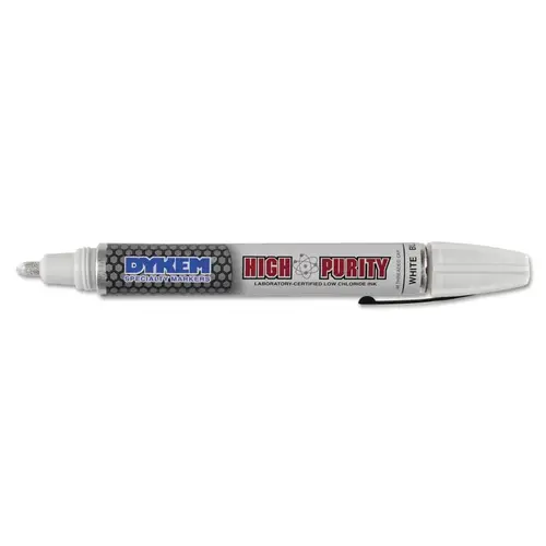 High Purity 44 Marker, White, Medium, Threaded Cap - pack of 12 High Purity 44 Marker, White, Medium, Threaded Cap - pack of 12