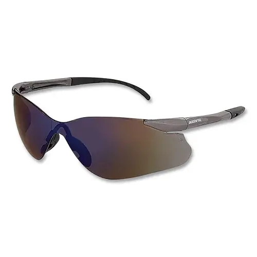 SGf Series Safety Glasses, Universal Size, Blue Mirror Lens, Gunmetal Frame, Hardcoat Anti-Scratch SGf Series Safety Glasses, Universal Size, Blue Mirror Lens, Gunmetal Frame, Hardcoat Anti-Scratch