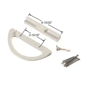 STRYBUC INDUSTRIES 13-328-46X Patio Glass Door Handle Assembly - Pair White