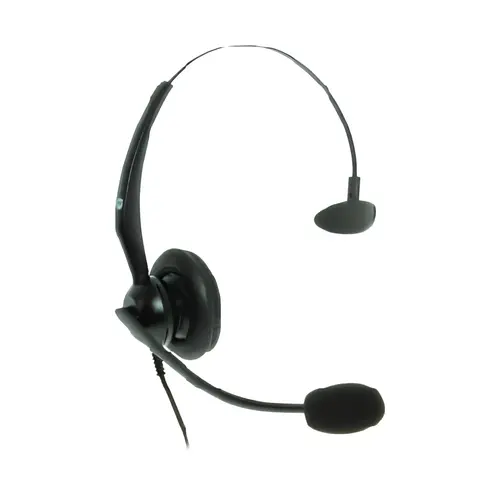Over the Head 1 Ear Headset with RJ11 Direct Plug In bottom lead Connector RJ11 Direct Plug In Over the Head 1 Ear Headset with RJ11 Direct Plug In bottom lead Connector RJ11 Direct Plug In