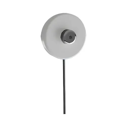Glass Mounted Customer Microphone Kit Accomodate 4" Hole Version Accomodate 4" Hole Silver Anodised Glass Mounted Customer Microphone Kit Accomodate 4" Hole Version Accomodate 4" Hole Silver Anodised