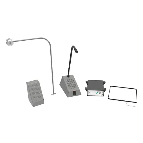 Window Intercom Sytems with Bent Window Mounted Microphone Window Intercom Sytems with Bent Window Mounted Microphone