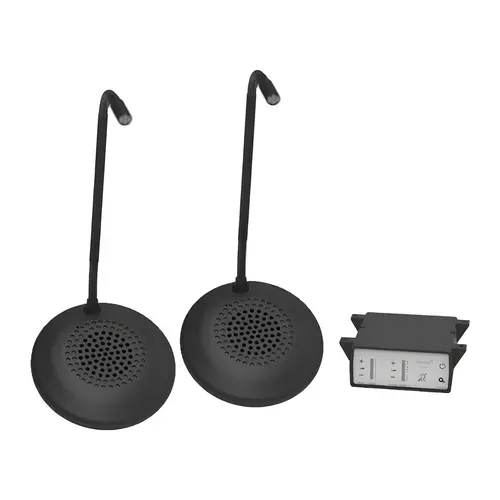 Dual Loudspeaker Pod System Black RAL 9005