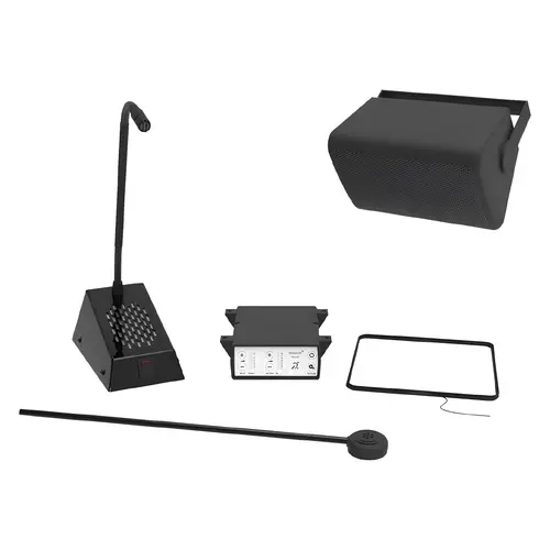 Window Intercom System With IP54 Rated Speaker And Microphone Get In Touch Mixed