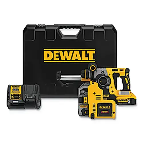 XR Brushless SDS Plus Rotary Hammer, 1 in, L-Shape, with on Board Dust Extractor XR Brushless SDS Plus Rotary Hammer, 1 in, L-Shape, with on Board Dust Extractor