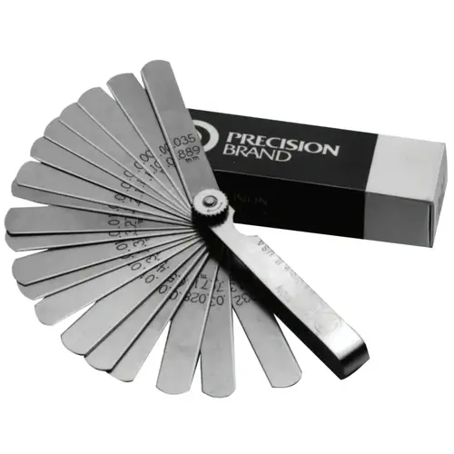 25 BLADES 3-5/16" RECTANGULAR FEELER GAUG 25 BLADES 3-5/16" RECTANGULAR FEELER GAUG