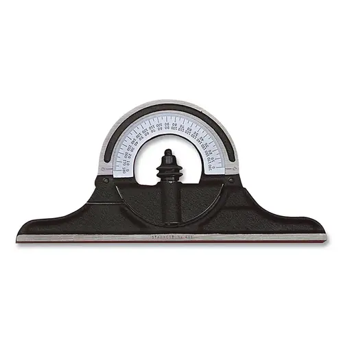 Protractor Head, Combination, Fits Blades 12 in and up, Reversible Protractor Head, Combination, Fits Blades 12 in and up, Reversible