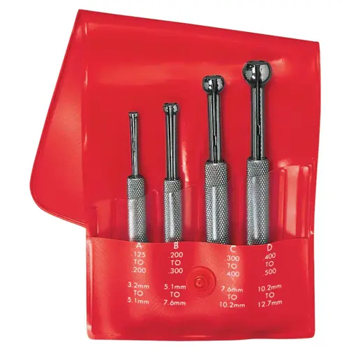 Small Hole Gauge Set, 2 7/8 in - 3 1/2 in Length Small Hole Gauge Set, 2 7/8 in - 3 1/2 in Length