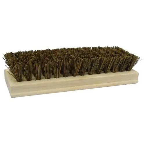 Palmyra Scrub Brushes, 8 in Hardwood Block, 1 1/8 in Trim L Brown - pack of 12 Palmyra Scrub Brushes, 8 in Hardwood Block, 1 1/8 in Trim L Brown - pack of 12