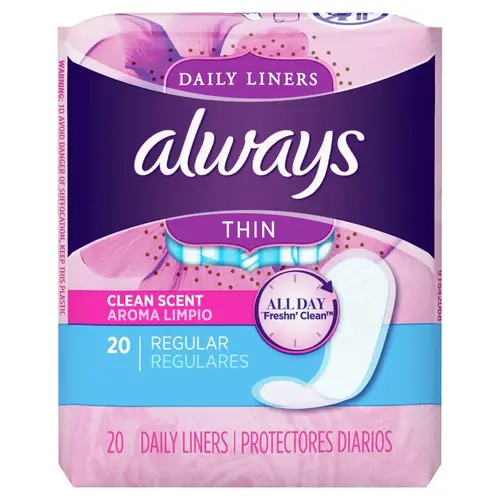 ALWAYS REGULAR THIN PANTILINER SCENTED ALWAYS REGULAR THIN PANTILINER SCENTED