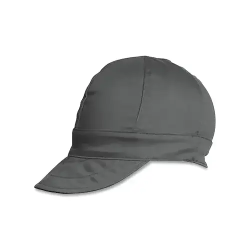 Low Crown Welding Cap, Flame-Resistant, Size 7-3/8, Gray, 6-Panel Low Crown Welding Cap, Flame-Resistant, Size 7-3/8, Gray, 6-Panel