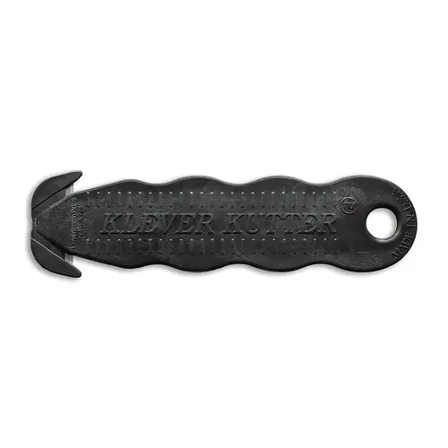 EcoKutter Safety Cutter, 4-5/8 in L, Straight Blade, Steel, Plastic, Black - pack of 10 EcoKutter Safety Cutter, 4-5/8 in L, Straight Blade, Steel, Plastic, Black - pack of 10