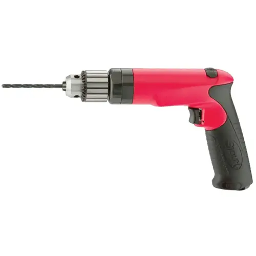 Air Drill: 3/8" Keyed & Keyless Chuck, Reversible Air Drill: 3/8" Keyed & Keyless Chuck, Reversible