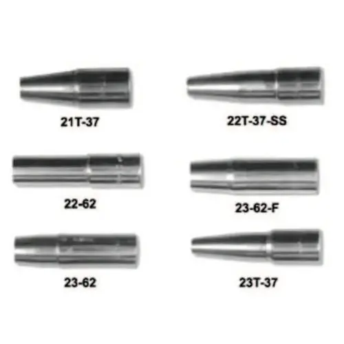 23 Series Nozzles, Heavy Duty Self-Insulated,1/8" Tip Recess,3/4", For No. 3 Gun - pack of 2
