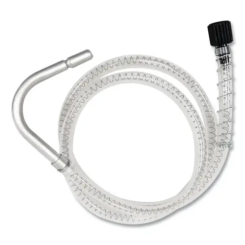 Discharge Hose, with Hook Outlet, 5 ft L, Clear