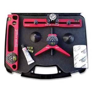 FLANGE WIZARD 8905M Pipe Magician's Case, With Magnetic Kit, 1/2 in to 1-7/16 in dia, Two Hole