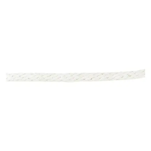 Tiger Sash Cord , 185 lb Capacity, 100 ft, 3/16 in dia, Cotton, White - pack of 12