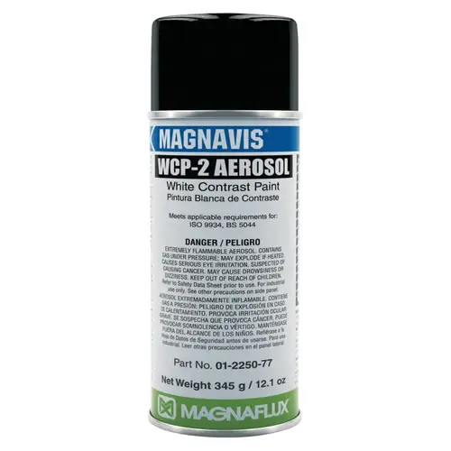 Magnavis WCP-2 Contrast Paint, 16 oz, Aerosol Can, White - pack of 12 Magnavis WCP-2 Contrast Paint, 16 oz, Aerosol Can, White - pack of 12