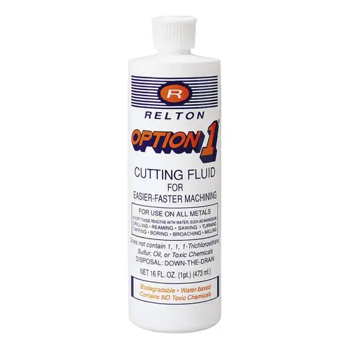 Option 1 Metal Cutting Fluids, 1 pt, Bottle - pack of 12