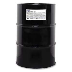 Rustlick 85055 ULTRACUT  Syn22 Premium Synthetic Cutting Fluid, 55 gal, Drum Amber