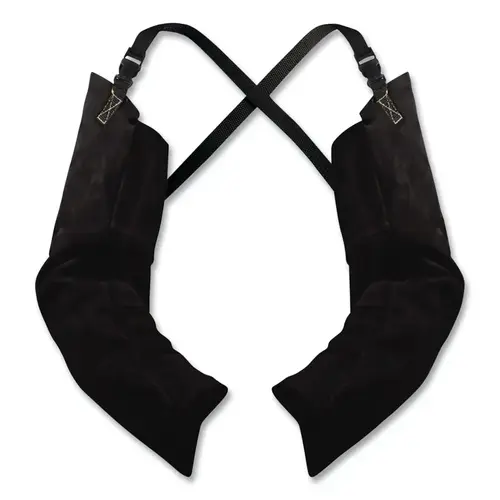 3123 Boarhide  Pig Skin Sleeves, 23 in, Adjustable Straps with Quick Release Buckles, One Size Fits Most, Black - 2 per pack x6 packs