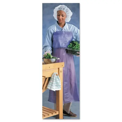 PVC Apron, 56-009, 6 mil, 3-Pc 28 in Ties, 33 in X 54 in, Blue - pack of 12 PVC Apron, 56-009, 6 mil, 3-Pc 28 in Ties, 33 in X 54 in, Blue - pack of 12