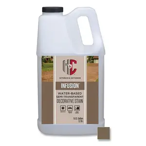 H&C 45.10202416 INFUSION  Water-Based Semi-Transparent Stain, 1 gal, Bottle, Tumbled Stone - pack of 2