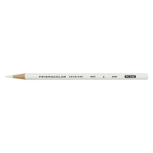 Premier  Soft Core Colored Pencil, White - pack of 12