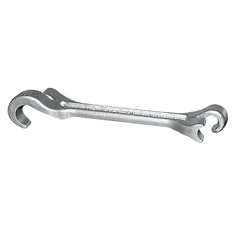 Titan Valve Wheel Wrench, Double-End, Forged Alloy Steel, 8 in OAL, 1/2 in and 21/32 in Openings Titan Valve Wheel Wrench, Double-End, Forged Alloy Steel, 8 in OAL, 1/2 in and 21/32 in Openings