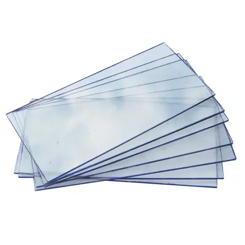 Cover Plate, Shatterproof, 2 in x 4-1/4 in, Polycarbonate Clear