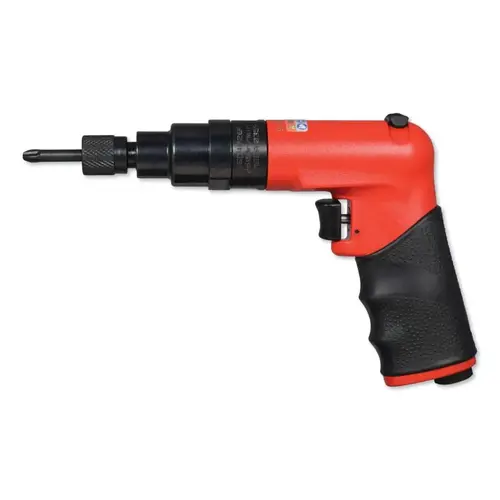 Adjustable Clutch Pistol Grip Screwdriver, 0.4 hp, 1800 rpm, 23 in-lb Max Torque