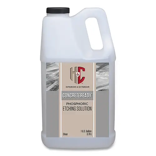 CONCRETEREADY  PHOSPHORIC ETCHING SOLUTION, 1 gal, Bottle, Clear - pack of 2