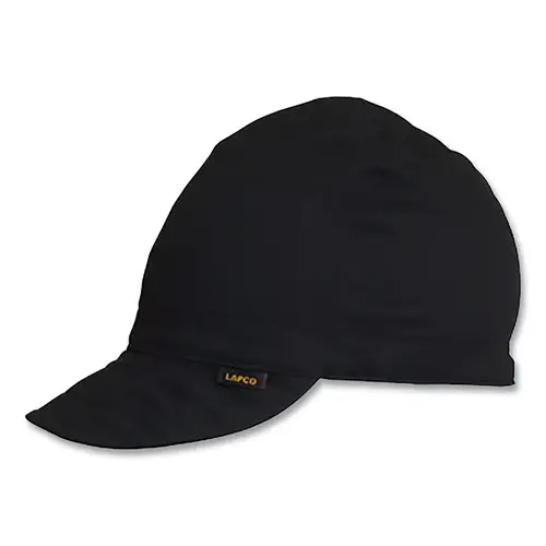 High Crown Welding Cap, Size 6-7/8, Black, 4-Panel