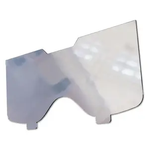 OPTREL 5000.040 Weldcap Inside Cover Lens, 4 7/8 in x 2 1/8 in, Polycarbonate Clear - pack of 5