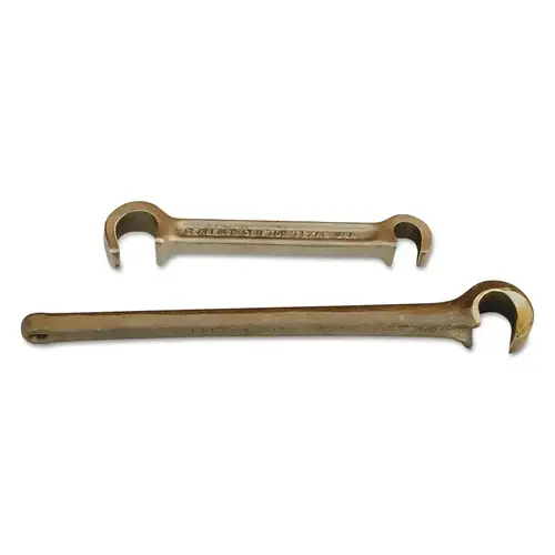 Titan Valve Wheel Wrenches, Cast Bronze, 22 in, 1 5/16 in Opening