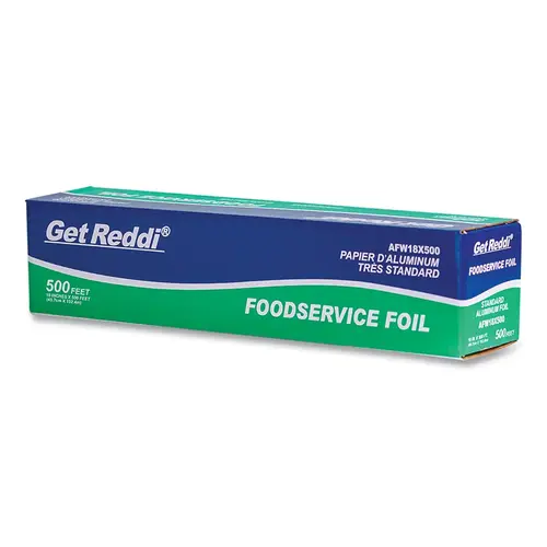 Standard Foodservice Aluminum Foil, 18 in W x 500 ft L - pack of 20
