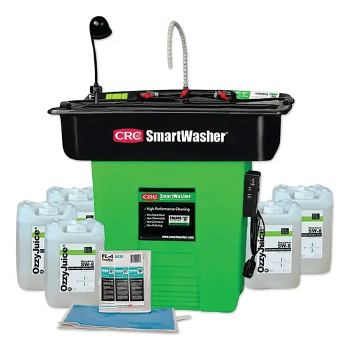 SmartWasher Bioremediating Mobile Parts Washer Kit, SW-823XE SuperSink Green; Black SmartWasher Bioremediating Mobile Parts Washer Kit, SW-823XE SuperSink Green; Black