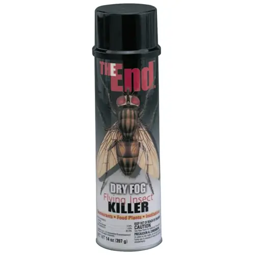 The End. Insecticide, Dry Fog, 20 oz, Aerosol, Can - pack of 12 The End. Insecticide, Dry Fog, 20 oz, Aerosol, Can - pack of 12