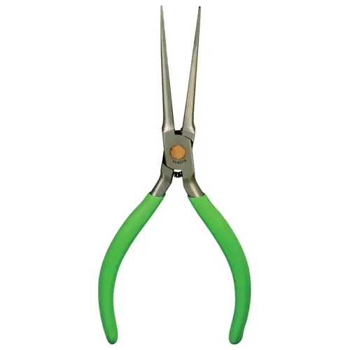 Long Needle Nose Pliers, Long Nose, 6 in Long, 2 5/16 in Jaw
