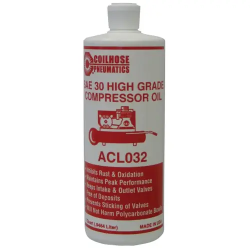 Air Compressor Oils, 32 oz, Bottle - pack of 12 Air Compressor Oils, 32 oz, Bottle - pack of 12