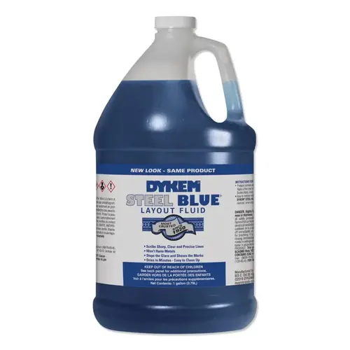 Layout Fluids, 1 gal Bottle, Blue - pack of 4 Layout Fluids, 1 gal Bottle, Blue - pack of 4
