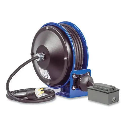 COMPACT POWER CORD REEL- 12/3 X 30 ft DUPLEX GFCI