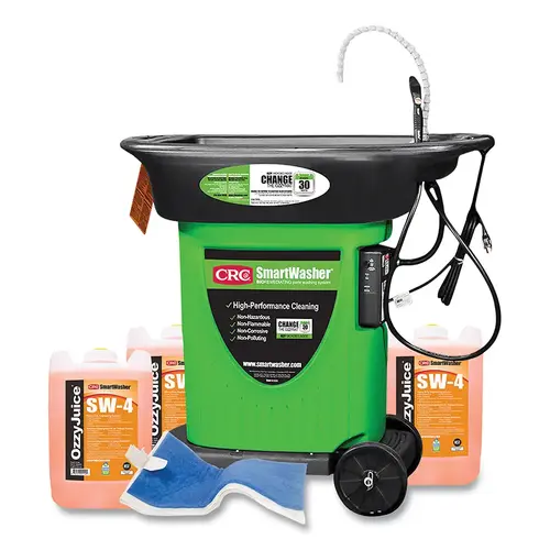 SmartWasher  Bioremediating Mobile Parts/Brake Washer Kit, SW-423 Green; Black