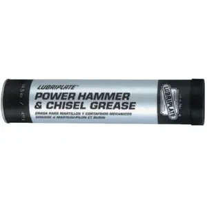 Lubriplate L0190098 Power Hammer & Chisel Grease, 14-1/2 oz, Cartridge Black - pack of 10
