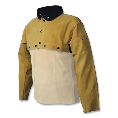 3031 Boarhide Pig Skin Cape Sleeves, Snaps, 3X-Large, Gold 3031 Boarhide Pig Skin Cape Sleeves, Snaps, 3X-Large, Gold