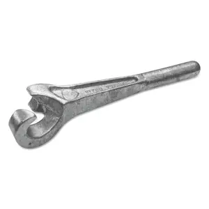 PETOL VW102AL 100 Series Aluminum Valve Wheel Wrench, 17-5/8 in OAL, 1-3/4 in Opening, Aluminum-Magnesium