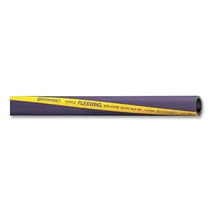 PURPLE FLEXWING 20018743 Flexwing  Chemical Transfer Hose, 100 ft L, 150 psi, 1-1/2 in inlet, Purple